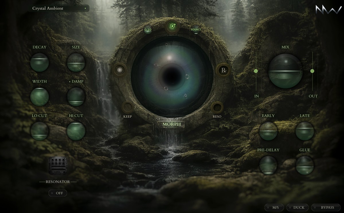 Der Hall interface — Forest world